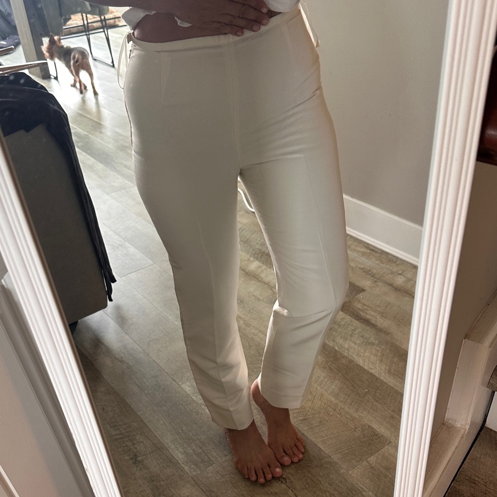 Oscar de la Renta silk pants